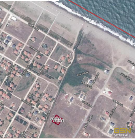 6-ÇANAKKALE BİGA ÇEŞMEALTI MEVKİİNDE DENİZE 500 M. MESAFEDE VİLLA İMARLI ARSA